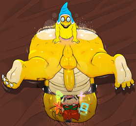 anal anal_penetration anthro anthro_on_anthro anthro_penetrated anthro_penetrating anthro_penetrating_anthro armband balls blush butt claws duo erection eyebrows eyewear feet genitals glasses hair horn larger_penetrated larger_sub magic male male/male male_penetrated male_penetrating male_penetrating_male motion_lines nipples open_mouth penetration penile penile_penetration penis penis_in_ass perineum red_hair sex size_difference small_top_big_bottom soles spiked_armband spikes spread_legs spreading submissive yellow_body had0u mario_bros nintendo bowser kamek koopa magikoopa reptile scalie 2025 hi_res
