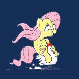 cutie_mark duo eyelashes feathered_wings feathers female feral fur grin hair humor long_mane long_tail pink_hair pink_tail riding simple_background size_difference smile straddling suggestive tail toothy_grin transparent_background white_wings wings yellow_body yellow_fur docwario friendship_is_magic hasbro my_little_pony elizabeak fluttershy_(mlp) avian bird chicken equid equine galliform horse mammal phasianid pony 1:1 2013 alpha_channel colored digital_drawing_(artwork) digital_media_(artwork) hi_res