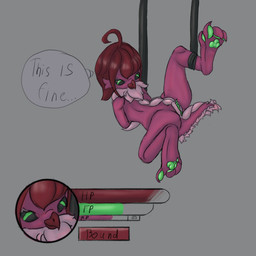 anthro bdsm beak bondage bound claws clitoral_hood feet female fur gameplay_mechanics genitals gui hair health_bar nude pawpads paws simple_background solo spread_legs spreading straps submissive submissive_anthro submissive_female tail text thought_bubble toes vulva kaonari mythology sehari_(character) avian bird demon dragon hell_phoenix hybrid lizard mythological_creature mythological_scalie reptile scalie 1:1 digital_media_(artwork) hi_res