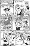 2016 4_fingers anthro anthro_on_anthro areola assisted_exposure balls barefoot big_breasts big_penis biped black_hair black_text blouse bottomwear bovid bovine bra breast_play breasts cleavage clothed clothing cloven_hooves comic curved_eyebrows dark_text dialogue duo english_text erection explanation eye_contact eyebrows eyelids eyes_closed feet female fingernails fingers fully_clothed genitals glans greyscale hair hair_size_difference half-closed_eyes half-erect hooves humanoid_genitalia humanoid_penis iris karno kneeling licking lidded_eyes long_hair looking_at_another looking_at_genitalia looking_at_partner looking_at_penis lying male male/female mammal monochrome nails narrow_tail narrowed_eyes navel nipple_outline nipples nude on_back open_mouth open_smile oral penile penis penis_lick plantigrade pregnant pregnant_female profanity pupils pussy raised_arm raised_hand sex short_hair simple_background skirt small_iris small_pupils smile speech_bubble standing tail tail_tuft talking_to_another talking_to_partner teeth text thought_bubble titfuck tongue tongue_out topless topwear traditional_media_(artwork) tuft underwear undressing wavy_hair