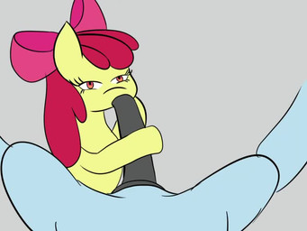 animal_genitalia animal_penis blue_body duo equine_genitalia equine_penis female feral genitals hair male male/female oral oral_penetration orange_eyes penetration penis red_hair ribbons young friendship_is_magic hasbro my_little_pony apple_bloom_(mlp) earth_pony equid equine horse mammal pony 4:3 animated no_sound short_playtime video