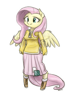 anthro back_wings blue_eyes boots bottomwear clothed clothing feathered_wings feathers female footwear fur hair hoof_hands hooves jewelry long_hair long_skirt necklace patch_(fabric) patched_clothing pendant pink_bottomwear pink_clothing pink_hair pink_skirt pink_tail shoes simple_background skirt smile solo standing tail topwear unguligrade white_background wings yellow_body yellow_clothing yellow_fur yellow_topwear king-kakapo friendship_is_magic hasbro my_little_pony mythology fluttershy_(mlp) equid equine mammal mythological_creature mythological_equine pegasus 2016 full-length_portrait hi_res portrait