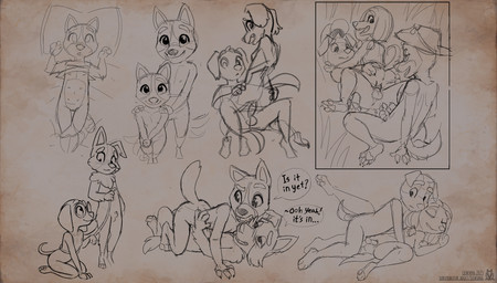 animal_genitalia anthro anthro_on_anthro anthro_penetrated anthro_penetrating anthro_penetrating_anthro balls borderless_panel butt clothed clothing erection female female_penetrated fur genitals hand_on_penis holding_penis knot male male/female male_penetrating male_penetrating_female masturbation nipples panties panties_down partially_clothed penetration penile penile_masturbation penile_penetration penis penis_in_vagina penis_tip sex sheath underwear underwear_down vaginal vaginal_penetration vulva young young_anthro lichfang bluey_(series) bingo_heeler bluey_heeler honey_(bluey) indy_(bluey) jack_russell_(bluey) mackenzie_(bluey) rusty_(bluey) afghan_hound australian_kelpie australian_shepherd beagle canid canine canis domestic_dog herding_dog hunting_dog jack_russell_terrier mammal pastoral_dog scent_hound sheepdog sighthound terrier 2025 hi_res sketch sibling_(lore) sister_(lore) sisters_(lore)