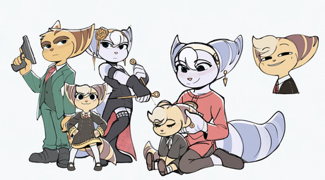 accessory anthro black_clothing black_dress blonde_hair blue_body blue_fur brush brushing brushing_hair clothing cosplay crossover_cosplay dress ear_piercing ear_ring eyes_closed family female fluffy fluffy_tail footwear fur green_clothing green_suit group gun hair hair_accessory handgun head_tuft knee_highs legwear loafers male markings orange_body orange_fur personal_grooming piercing pink_nose pistol ranged_weapon ring_(marking) ring_piercing ringed_tail shoes simple_background striped_body striped_fur striped_markings striped_tail stripes styling_hair suit tail tail_markings thigh_highs trio tuft weapon white_background white_body white_fur white_hair yellow_body yellow_fur time_fluffy500 anya_forger_face ratchet_and_clank sony_corporation sony_interactive_entertainment spy_x_family alioth_(time_fluffy500) anya_forger loid_forger ratchet_(ratchet_and_clank) rivet_(ratchet_and_clank) yor_forger lombax mammal crossover hi_res daughter_(lore) father_(lore) father_and_child_(lore) father_and_daughter_(lore) mother_(lore) mother_and_child_(lore) mother_and_daughter_(lore) parent_(lore) parent_and_child_(lore) parent_and_daughter_(lore)