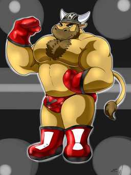 anthro armor brown_body brown_fur bulge clothing fur headgear helmet male muscular muscular_anthro muscular_male solo underwear viking_helmet sajin_skips animal_crossing nintendo vic_(animal_crossing) bison bovid bovine mammal 2015 3:4 hi_res
