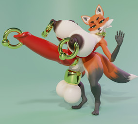 animal_genitalia animal_penis anthro ball_stretcher balls big_balls big_breasts big_penis breasts canine_genitalia canine_penis genital_piercing genitals herm huge_balls huge_breasts huge_penis hyper hyper_balls hyper_breasts hyper_genitalia hyper_penis intersex knot neck_ring nipple_piercing nipples penis penis_piercing piercing solo mixiorca canid canine fox mammal 3d_(artwork) blender_(artwork) digital_media_(artwork) hi_res