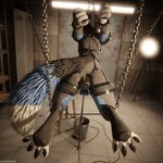 1:1 3d_(artwork) absurd_res anal anal_penetration animal_genitalia animal_penis anthro anthro_on_anthro anthro_penetrated arms_tied arrin asphyxiation ball_gag ball_rope ball_stretching ballbusting balls basement bdsm bdsm_gear bdsm_outfit biped blender_(software) blender_cycles blindfold blue_body blue_fur bodily_fluids bondage bound bucket cables canid canine canine_genitalia canine_penis chain chained chained_cuffs choking claws clothing cock_and_ball_torture collar container cuffs_(clothing) cum cum_drip cum_in_bucket cum_in_container cumshot d-ring depth_of_field digital_media_(artwork) dragonplayer dripping dungeon ejaculation electrode electrode_in_anus electrostimulation erection exposed_balls feet forced fox fur furniture gag gagged genital_fluids genital_rope genital_torture genitals grey_body grey_fur hair hands_behind_back hanging_from_ceiling harness hi_res hindpaw humiliation inside knot latex leash leashed_collar legs_tied legs_up male male_penetrated mammal milking_cum multicolored_body open_mouth orgasm pain paws penetration penis pipe reflection restraints rexouium rope rope_around_balls saggy_balls slim slim_anthro slim_male slim_sub solo sounding_rod spread_legs spreader_bar spreading struggling submissive submissive_male suspended_in_midair tail teeth tied_balls tight_clothing torture urethral white_body white_fur