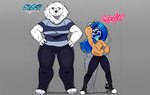 andromorph anthro bear_ears blue_body blue_fur blue_hair bottomwear clothed clothing dancing duo ear_fur eyewear fangs female female/female female_focus footwear fur glasses gradient_background hair ice intersex larger_female long_hair looking_at_viewer mature_female pants paws raised_arms shoes simple_background size_difference symbionts tall teeth tongue wearing_glasses white_body white_fur wide_hips la_tiapat susan_(latiapat) wanda_(latiapat) bear humanoid mammal polar_bear ursine nose absurd_res digital_media_(artwork) hi_res daughter_(lore) mother_(lore) mother_and_child_(lore) mother_and_son_(lore) parent_(lore) parent_and_child_(lore) parent_and_son_(lore) son_(lore)