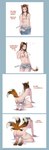 areola balls breast_expansion breasts brown_hair butt clothed clothing dialogue expansion fox_ears gender_transformation genitals growth gynomorph hair humanoid_to_anthro intersex jewelry kneeling mid_transformation mtf_transformation multi_tail nipples nude partially_clothed paws penis simple_background snout solo species_transformation standing tail tail_growth text torn_clothing transformation transformation_sequence underwear undressing_self strawberrytfs animal_humanoid canid canid_humanoid canine canine_humanoid fox_humanoid humanoid mammal mammal_humanoid 2021 colored comic english_text hi_res sequence