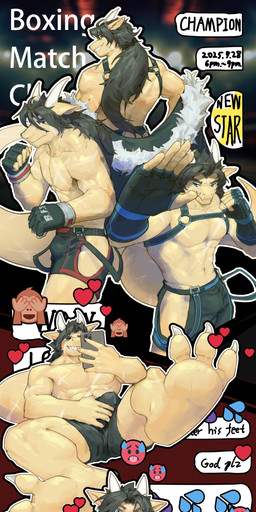 2_horns anthro anus athletic black_hair blue_eyes bodily_fluids boxers_(clothing) bulge cellphone clothed clothing covering covering_crotch electronics emoji feet fighting_pose fingerless_gloves foot_focus front_view gloves grin hair handwear harness heart_symbol holding_bulge holding_cellphone holding_object holding_phone horn male mouth_closed nude phone pose raised_foot rear_view saliva saliva_on_tongue side_view simple_background sitting smartphone smile smirk solo standing tongue tongue_out topless underwear yellow_body kerner04380771 mythology bigyellow_(bigyellow0079) dragon mythological_creature mythological_scalie scalie absurd_res hi_res multiple_scenes