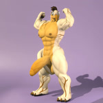 abs anthro balls biceps big_balls big_muscles big_penis butt eyewear flexing flexing_bicep genitals glasses hair male muscular muscular_anthro muscular_male nipple_piercing nipples nude open_mouth pecs penis piercing simple_background smile solo tongue tongue_out anxiboi enti_(entitropy) alien deity monster 1:1 3d_(artwork) animated digital_media_(artwork) hi_res no_sound short_playtime turntable_(animation) webm