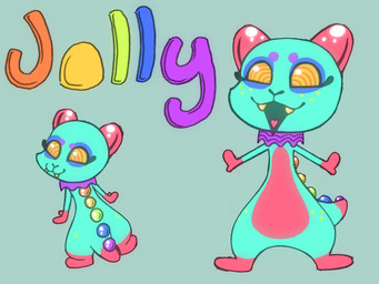 ambiguous_gender anthro belly belly_markings black_nose blue_body candy chibi circle_eyebrows dessert eye_markings eyebrows eyelashes facial_markings fangs food freckles frilly front_view glistening glistening_body glistening_eyes gummy_(food) head_markings leg_markings looking_at_viewer looking_back markings multicolored_tail orange_eyes paws pear-shaped_figure pink_ears pink_paws rainbow rainbow_tail rear_view round_ears smile socks_(marking) solo sparklefur spines spiral spiral_eyes superflat tail tail_markings teeth text thick_tail wide_hips yellow_eyes yellow_teeth young young_anthro dreamscreep candyland jolly_(candyland) food_creature gummy_creature living_candy 4:3 absurd_res character_name colorful_theme digital_media_(artwork) english_text handwritten_text hi_res model_sheet procreate_(artwork) nonbinary_(lore)