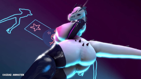 anthro anus armwear big_breasts big_butt bouncing_breasts bouncing_butt breasts bubble_butt butt butt_jiggle butt_slap clothing curvy_figure dancing elbow_gloves female genitals gloves handwear huge_breasts jiggling legwear looking_at_viewer looking_back low-angle_view mostly_nude nipples non-mammal_breasts non-mammal_nipples pole pole_dancing presenting presenting_hindquarters scales seductive shaking_butt slap slapping_own_butt slapping_self stripper_pole thick_thighs thigh_highs twerking vulva white_body white_scales kasdaq jurassic_park jurassic_world universal_studios fan_character yuki_(evov1) yukiminus_rex_(evov1) dinosaur hybrid indominus_rex prehistoric_species reptile saurischian scalie theropod 16:9 3d_(artwork) 3d_animation animated digital_media_(artwork) hi_res high_framerate loop no_sound short_playtime source_filmmaker_(artwork) video widescreen