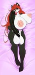 anthro areola auto_penis_lick balls big_balls big_breasts big_penis biped black_body black_fur black_nose black_penis blush breasts dakimakura erection fur genitals gynomorph hair huge_breasts huge_penis humanoid_genitalia humanoid_penis hyper hyper_genitalia hyper_penis inner_ear_fluff intersex licking long_hair looking_at_viewer lying masturbation nipple_dip nipples on_back oral oral_masturbation penile penile_masturbation penis red_eyes red_hair self_lick solo tongue tongue_out tuft white_body white_fur mirapony anna_(anjuneko) bear giant_panda mammal 2019 absurd_res dakimakura_design digital_media_(artwork) hi_res herm_(lore)