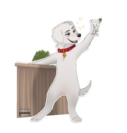 alcohol anthro beverage biped blush bubble cocktail cocktail_glass collar container cup digitigrade drinking_glass drunk drunk_bubble fur glass glass_container glass_cup holding_glass holding_object male martini red_collar simple_background solo substance_intoxication white_background white_body white_fur letodoesart family_guy brian_griffin canid canine canis domestic_dog mammal 2022 digital_media_(artwork) full-length_portrait hi_res portrait