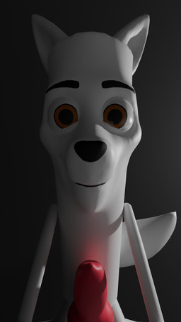 all_fours animal_genitalia animal_penis anthro canine_genitalia canine_penis crawling cursed_image erection eyebrows front_view genitals knot knotted_penis looking_at_viewer male nightmare_fuel nude ominous penis shitpost simple_background solo what where_is_your_god_now white_body why draderos italian_brainrot_animals draderos_(character) tung_tung_tung_sahur arctic_fox canid canine fox mammal true_fox 3d_(artwork) 9:16 absurd_res digital_media_(artwork) hi_res meme