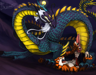3_toes abs anthro anthro_on_feral balls beard belly bestiality biceps big_muscles big_penis black_body black_claws black_fur black_nails black_nose black_stripes blue_body blue_scales bodily_fluids bottomwear bottomwear_down claws clothed clothing colored_nails defeat defeat_sex defeated defeated_hero dominant dominant_male duo erection facial_hair feet feral foot_fetish foot_play footjob forced forced_exposure fur genitals hair horn imminent_sex larger_dom larger_male long_body male male/male male_dominating_male male_on_bottom male_on_top muscular muscular_male nails on_bottom on_top open_bottomwear open_clothing open_mouth open_pants orange_body orange_fur pants pants_down partially_clothed penile penis pinned pinned_arms pinned_to_ground scales sex sharp_teeth size_difference smaller_male straddling stripes struggling submissive submissive_male tail teeth toe_claws toes torn_bottomwear torn_clothing torn_pants whiskers white_balls white_beard white_belly white_body white_facial_hair white_fur wrestling yellow_body yellow_eyes yellow_scales yellow_underbelly plussun asian_mythology dreamworks east_asian_mythology mythology t'ai_fu:_wrath_of_the_tiger wrath_of_the_tiger dragon_master tai_fu dragon eastern_dragon felid mammal mythological_creature mythological_scalie pantherine reptile scalie tiger absurd_res hi_res signature