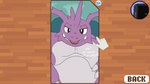 ambiguous_gender clothing dialogue disembodied_hand duo gloves handwear looking_at_viewer simple_background solo_focus teeth text argon_vile monster_mind nintendo pokemon generation_1_pokemon nidoking pokemon_(species) 16:9 widescreen