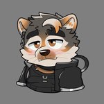 anthro blush brown_body brown_eyes brown_fur chibi eyebrows fur male solo thick_eyebrows yojanmarrion lifewonders live_a_hero sterio canid canine canis domestic_dog mammal 1:1 hi_res