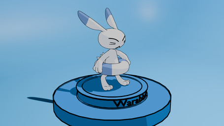 ambiguous_gender anthro solo zxcghool 2024_pokemon_gigaleak beta_pokemon_games nintendo pokemon pokemon_ruby_and_sapphire_beta beta_pokemon_(species) lagomorph leporid mammal rabbit warabbit 16:9 3d_(artwork) blender_(artwork) digital_media_(artwork) hi_res widescreen