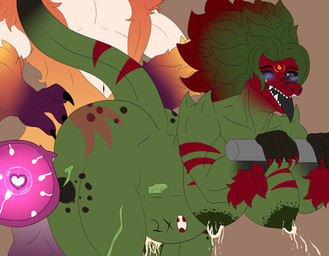 anthro anthro_on_anthro anthro_penetrated anthro_penetrating anthro_penetrating_anthro areola big_areola big_breasts big_butt black_body black_sclera black_tongue blue_eyes blush bodily_fluids breasts brown_background butt claws colored_nails cum cutaway duo female female_anthro female_penetrated fluffy fluffy_hair fur genital_fluids green_areola green_body green_hair green_nipples hair heart_symbol huge_areola impregnation lactating lactating_during_sex male male/female male_anthro male_penetrating male_penetrating_female markings multicolored_body multicolored_hair muscular muscular_anthro muscular_female muscular_male nails navel nipples nude nude_anthro nude_female nude_male open_mouth orange_body orange_fur ovum ovum_with_heart penetration plant pregnant pregnant_female pregnant_sex purple_body red_body red_claws red_hair red_markings red_nails scar sex sharp_teeth simple_background sperm_cell spikes spikes_(anatomy) superfetation tan_body tan_fur teeth thick_thighs tongue two_tone_hair vaginal_fluids white_body wide_hips zortrex mythology mchloe_(zortrex) dragon elemental_creature flora_fauna myceelidos_(zortrex) mythological_creature mythological_scalie scalie absurd_res hi_res