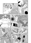 ambiguous_gender battle confusion duo motion_lines portal portal_ring text ryou_tani nintendo pokemon generation_4_pokemon generation_6_pokemon hoopa hoopa_(unbound) legendary_pokemon palkia pokemon_(species) comic hi_res japanese_text monochrome translation_check translation_request