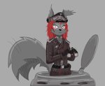 anthro clothing female nazi solo uniform miyuka tama-tama hybrid undead zombie hi_res