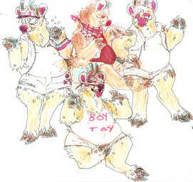 anthro grin male slightly_chubby slightly_chubby_male smile solo 2n2n deer mammal 2015 graphite_(artwork) sketch_page traditional_media_(artwork)