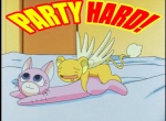 chibi doll duo feral male masturbation party_hard plushie plushophilia solo tail thrusting epilepsy_warning unknown_artist cardcaptor_sakura kero_(cardcaptor_sakura) felid mammal 2_frame_animation 2d_animation animated low_res meme short_playtime