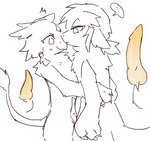 anthro duo frottage genitals kemono male male/male penile penis sex yellow_penis niogupoke avian bird 2021 sketch