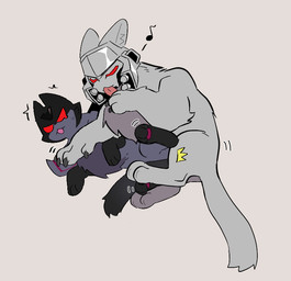 alternate_species anal anal_penetration bodily_fluids duo feral furrification licking machine male male/male male_penetrated penetration sex tears tongue tongue_out boni_(artist) hasbro takara_tomy transformers transformers:_animated_(2007) megatron starscream cybertronian domestic_cat felid feline felis mammal robot