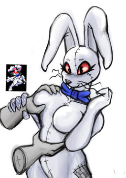 arm_grab belly_grab belly_rub breast_grab breasts bunny_costume clothing costume female fingers hand_on_breast red_eyes smile solo standing stitch_(sewing) hlappy3 five_nights_at_freddy's five_nights_at_frickbear's five_nights_at_frickbear's_3 scottgames vanny_(fnaf) human mammal 2026 absurd_res digital_media_(artwork) hi_res