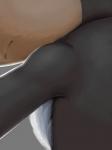 anthro black_body black_fur close-up fur grey_background male simple_background solo white_body white_fur kalk427 sega sonic_the_hedgehog_(series) shadow_the_hedgehog eulipotyphlan hedgehog mammal hi_res