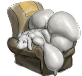 anthro ass_up bent_over big_breasts big_butt breasts butt erect_nipples female horn huge_breasts huge_butt huge_hips huge_thighs long_nipples lying mature_anthro mature_female nipples on_front scut_tail short_tail solo tail thick_thighs white_body wide_hips hohohonse undertale_(series) toriel bovid caprine goat mammal