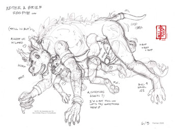 accessory affectionate arm_cuffs armband armor artifact ball_growth balls balls_growth bodily_fluids body_growth bracelet bracers consenting demi-human_chieftain dialogue drooling duo ear_piercing ear_ring experience foreskin furgonomics gameplay_mechanics genital_growth genitals growth heart_symbol humping jewelry level_up leveling male male/male mane muscle_growth penis penis_growth piercing ring ring_piercing rutting saggy_balls saliva size_difference size_play size_transformation sniffing spooning tail tail_accessory tail_jewelry tail_motion tail_ring tailwag text tongue tongue_out transformation fennec_(artist) elden_ring fromsoftware boc_the_seamster canid canine demi-human_(elden_ring) fox mammal true_fox english_text hi_res