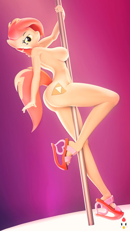 anthro breasts butt dancing female nipples nude pole pole_dancing solo hentype hasbro my_little_pony fan_character earth_pony equid equine horse mammal pony 3d_(artwork) 4k 9:16 absurd_res digital_media_(artwork) hi_res source_filmmaker_(artwork)