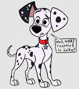 black_body black_ears black_fur black_legs black_nose black_spots collar collar_tag dialogue feral fur heterochromatic_ears male markings pink_inner_ear red_collar solo spots spotted_body spotted_ears spotted_fur spotted_legs standing star_collar_tag tail text toony white_body white_ears white_fur white_legs white_spots white_tail mandrawsdog 101_dalmatian_street 101_dalmatians disney dylan_(101_dalmatians) canid canine canis dalmatian domestic_dog mammal digital_media_(artwork) english_text full-length_portrait hi_res portrait
