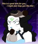 anthro balls black_hair blue_eyes bodily_fluids body_control branded brown_body brown_fur brown_penis collar drooling duo fellatio female forced forced_oral fur genitals glaring glaring_at_another glaring_at_partner hair hand_on_head looking_at_another looking_at_partner male male/female mind_control oral penile penis saliva saliva_on_penis saliva_string sex white_body white_fur abyssalthaumaturge bittervow vtuber cynthia_tsaren fyr_dunacht hi_res