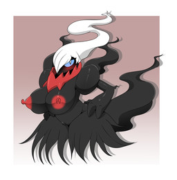 big_breasts blush breasts dark female genitals nipples not_furry nude solo vulva iabelle nintendo pokemon darkrai generation_4_pokemon humanoid legendary_pokemon pokemon_(species) hi_res