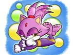 anthro barefoot clothing feet female foot_fetish fur handwear humanoid_feet legs_up lying on_front plantigrade purple_body purple_fur simple_background soles solo the_pose toes yellow_eyes baggy_(artist) sega sonic_the_hedgehog_(series) blaze_the_cat domestic_cat eulipotyphlan felid feline felis mammal absurd_res digital_media_(artwork) hi_res