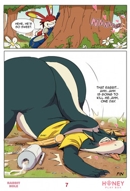 afterglow anthro ass_up back_wings big_butt blue_clothing blue_gloves blue_handwear blue_overalls bodily_fluids bottom_heavy buckteeth butt clothed clothed_anthro clothed_female clothing cum dialogue duo female flower forest fully_clothed fully_clothed_anthro fully_clothed_female fur gardener genital_fluids genitals gloves green_body green_clothing green_fur green_shirt green_topwear handwear huge_butt inner_ear_fluff leaking_cum male moan multicolored_body multicolored_fur orange_inner_ear overalls partially_clothed partially_clothed_anthro partially_clothed_anthro_nude_anthro partially_clothed_anthro_nude_male partially_clothed_male penetrable_sex_toy penis plant red_body red_fur relieved sex_toy shirt snickering speech_bubble spying teeth text topwear tree tuft voyeur white_body white_fur white_inner_ear_fluff wings yellow_clothing yellow_inner_ear yellow_shirt yellow_topwear ghioel honeyplaybox mythology amanda_(yoelrabbit) canos_(yoelrabbit) domestic_cat dragon felid feline felis hybrid lagomorph leporid mammal mythological_creature mythological_scalie rabbit scalie 2025 comic english_text hi_res promotional_material