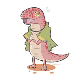 ambiguous_gender anthro arms_bent arms_together biped cape clothing contiguous_snout cute_fangs eyelashes fangs green_cape green_clothing handless nude open_mouth orange_eyes pink_body pink_scales pose scales semi-anthro shadow short_legs snout solo standing sweatdrop_(iconography) tail tan_body tan_scales tapering_tail teeth thick_tail ventral_scales wearing_cape wide_crotch alan_draws elden_ring fromsoftware zorayas legged_snake manserpent reptile scalie snake 1:1 2022 colored digital_drawing_(artwork) digital_media_(artwork) flat_colors full-length_portrait hi_res portrait signature female_(lore)
