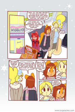 anthro clothed clothed_anthro clothing dialogue female fully_clothed fully_clothed_anthro group pink_nose speech_bubble text trio miu mammal rodent sciurid tree_squirrel 2011 comic english_text url