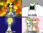 audino claws cosplay english_text female gardevoir harijizo marvel nintendo pokémon red_eyes snow text video_games wolverine_(marvel)
Rating: Safe
Score: 0
User: Juni221
Date: February 26, 2014