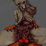animal_genitalia animal_penis anthro canine_genitalia canine_penis corpse death duo fur genitals guts intestines knot male necrophilia orange_body orange_fur organs penis sadism severed_arm severed_body_part severed_limb sex snuff puppy_meats rottingxrooster rooster_(rottingxrooster) canid canine canis domestic_dog felid feline mammal hi_res