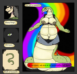 anthro bisexual_pride_colors breasts female lgbt_pride nipples non-mammal_breasts pregnant pride_colors pride_pin rainbow_colors rainbow_pride_colors serpentine solo tongue tongue_out transgender_pride_colors vwpologt mayternity_2026 reptile scalie snake