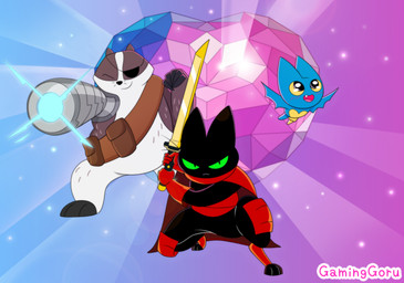 anthro belt black_body black_fur blue_body blush cannon cape clothing crystal cute_fangs cybernetics eye_patch eyewear fangs female fur gem gloves green_eyes group handwear heart_symbol laser lights machine male melee_weapon pouch_(anatomy) pouch_purse ranged_weapon satchel smile sword teeth text weapon whiskers gaminggoru cartoon_network mao_mao:_heroes_of_pure_heart adorabat badgerclops sheriff_mao_mao_mao badger bat cyborg domestic_cat felid feline felis mammal mustelid musteline absurd_res hi_res signature