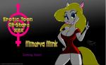 animaniacs anthro big_breasts breasts cleavage clothed clothing dress erotic_toon_all-stars_xxx female fur hi_res mammal minerva_mink mink mustelid musteline red_clothing red_dress solo toddrogue69 true_musteline warner_brothers white_body white_fur yellow_body yellow_fur