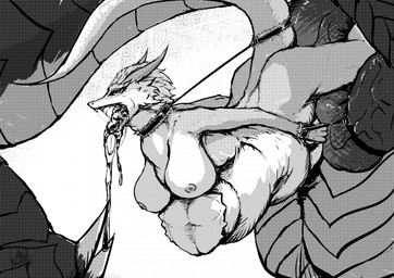 abdominal_bulge anal anal_penetration anthro anthro_on_feral anthro_penetrated belly belly_inflation belly_riding bestiality big_penis bodily_fluids bound cum cum_inside cum_through double_penetration duo erection extreme_penetration extreme_size_difference female female_penetrated feral feral_penetrating feral_penetrating_anthro genital_fluids genitals inflation macro_male male male/female male_penetrating male_penetrating_female nipples non-mammal_nipples penetration penile penile_penetration penis sex size_difference vaginal vaginal_penetration angla1sol mythology dragon mythological_creature mythological_scalie scalie hi_res monochrome