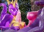 3d_(artwork) activision anthro anthro_on_anthro big_breasts bodily_fluids breast_play breasts crossgender cum cynder detailed_background digital_media_(artwork) dragon duo female ftg_crossgender fti_crossgender genital_fluids genitals gynomorph gynomorph/female hi_res intersex intersex/female mtf_crossgender mythological_creature mythological_scalie mythology non-mammal_breasts outside penis purple_body purple_scales rinny scales scalie sex spyro spyro_the_dragon tail titfuck warfare_cynder warfare_machine